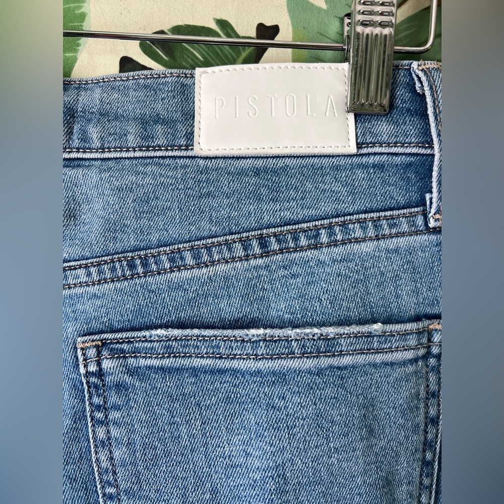 Pistola Womens Medium Wash Lennon Crop Boot Leg Jean Zuma Denim 27 - Picture 13 of 15